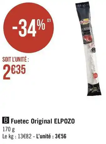 Elpozo fuetec original