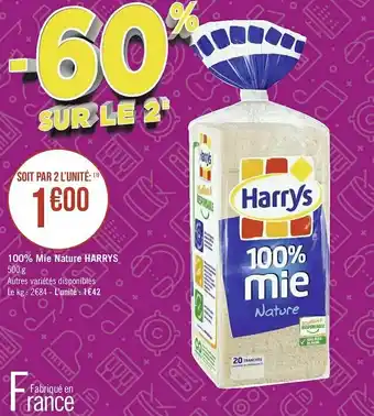 Harrys 100% mie nature