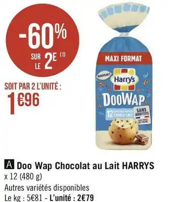 Harrys doo wap chocolat au lait