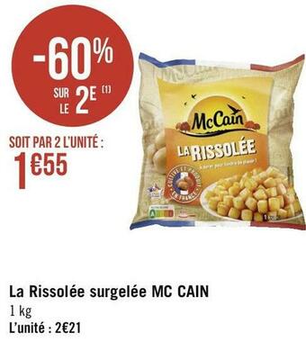 Mc cain la rissolée surgelée