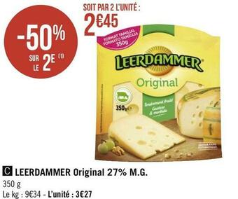 Leerdammer leerdammer original 27% m.g.