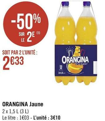 Orangina orangina jaune