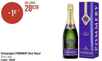 Pommery champagne brut royal