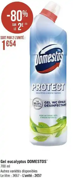 Domestos gel eucalyptus*