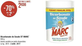 Géant Casino St marc bicarbonate de soude offre