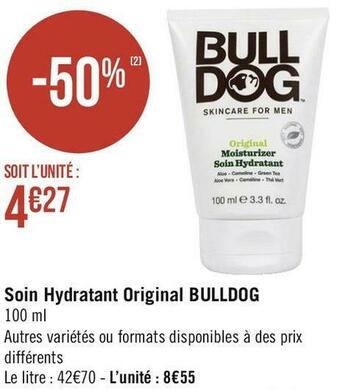 Bulldog soin hydratant original