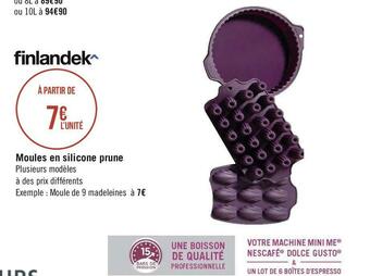 Finlandek moules en silicone prune