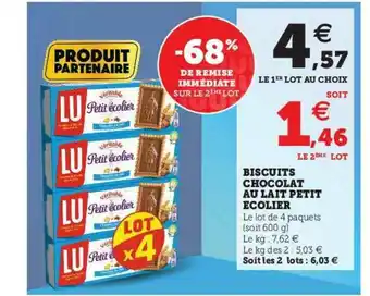 Biscuits Chocolat Au Lait Petit écolier