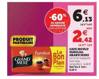 Café Moulu Familial Grand Mère