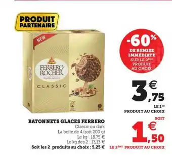 BĂątonnets Glaces Ferrero