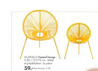 Casa Fauteuil Lounge Acapulco offre