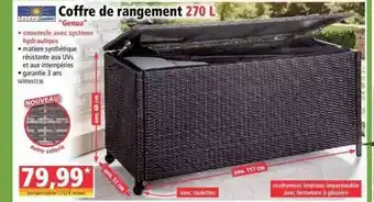Norma Coffre De Rangement 270 L offre