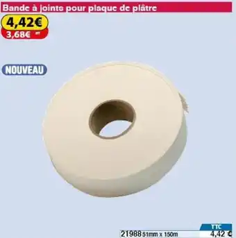 Bande à Joints Pour Plaque de Plâtre