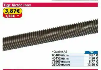 Tige Filetée Inox