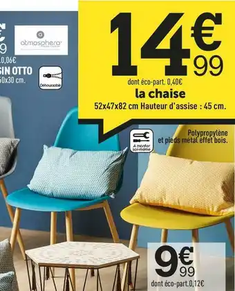 Centrakor La chaise offre