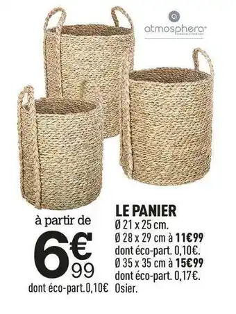 Atmosphera le panier