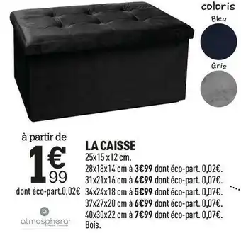 Atmosphera la caisse