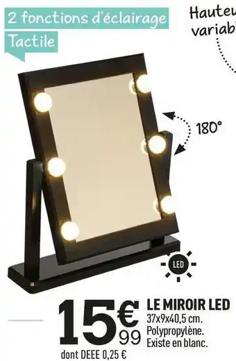 Centrakor Le miroir led offre