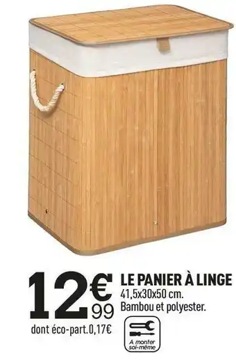 Le panier à linge