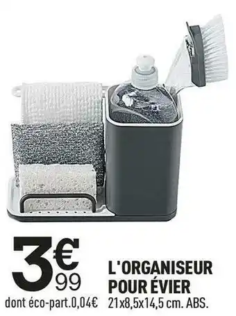 L'organiseur pour évier