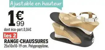 Centrakor Range-chaussures offre