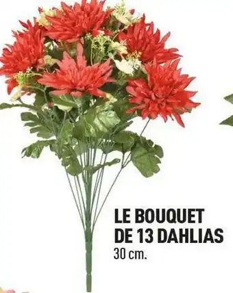 Centrakor Le bouquet de 13 dahlias offre