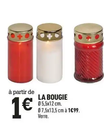 Centrakor La bougie offre