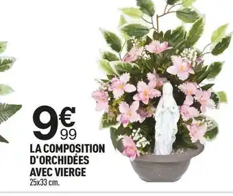 Centrakor La composition d'orchidées avec vierge offre
