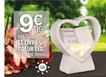 Centrakor Le livre coeur led offre