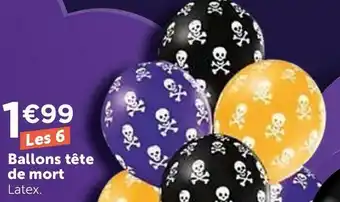 Ballons tête de mort