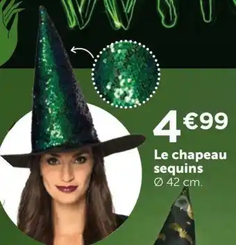Zoé Confetti Le chapeau sequins offre