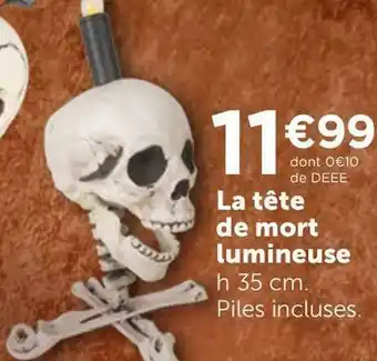 La tête de mort lumineuse