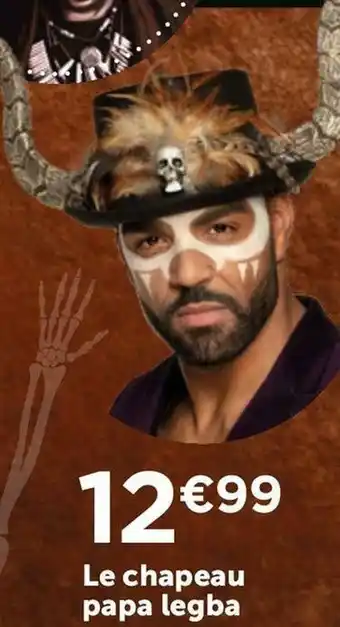 Zoé Confetti Le chapeau papa legba offre