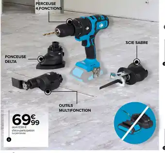 Carrefour Perceuse 4 en 1 120V Sans batterie carrefour offre
