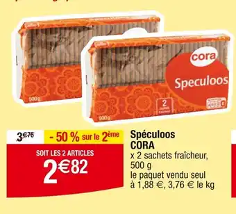 Cora x Carrefour Speculoos cora offre