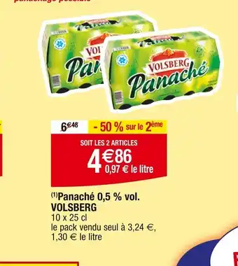 Cora x Carrefour Panaché 0,5 % vol. VOLSBERG offre