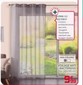 Gifi Voilage Anti-bactériens offre