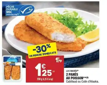 ALDI 2 Panés Au Poisson Loc Marée® offre