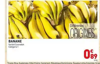 Banane Cavendish