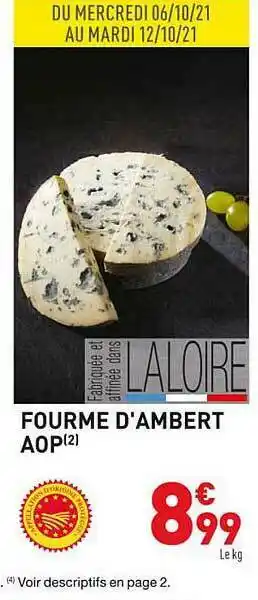 Fourme D'ambert Aop