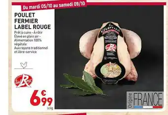 Poulet Fermier Label Rouge
