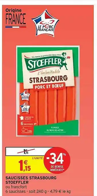 Saucisses Strasbourg Stoeffler