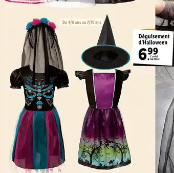 Lidl Déguisement D'halloween offre