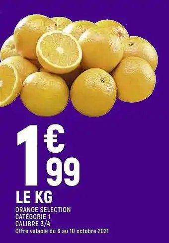 Spar Orange Sélection offre