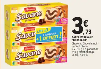 Gâteaux savane "brossard"