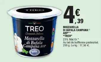 E.Leclerc Mozzarella di bufala campana AOP "treo" offre