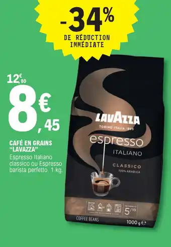 Cafe en grains "lavazza"