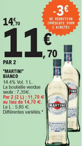 E.Leclerc "Martini bianco" offre