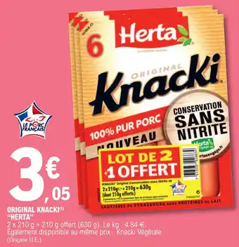 E.Leclerc Original knack "herta" offre