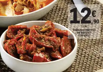 E.Leclerc Tomates confites au basilic "tapasti" offre